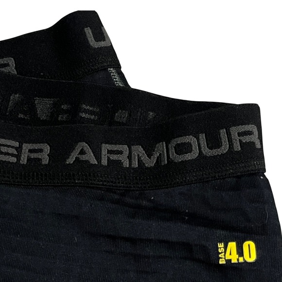 Under Armour ColdGear 4.0 Fitted Black Base Layer Thermal Leggings Mens 3XL - Picture 2 of 7